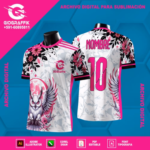 BUHO MAGENTA FLORAL BLACK