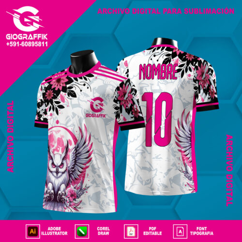 BUHO MAGENTA FLORAL BLACK