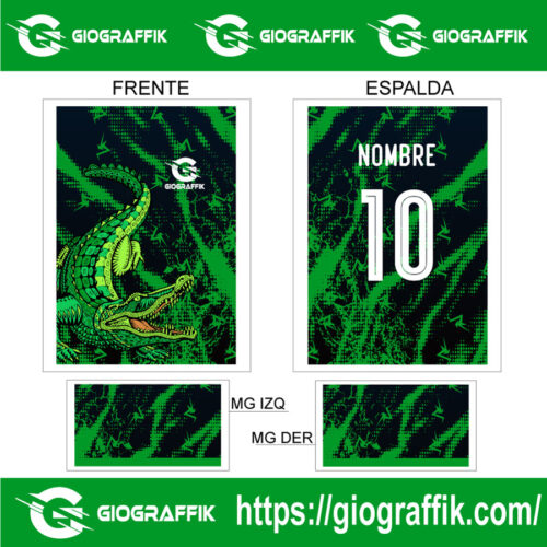COCODRILE GREEN GRUNGE BLACK