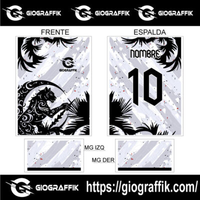 PANTERA BLACK EGIPCIO TRAMA GRIS