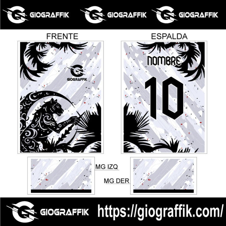 PANTERA BLACK EGIPCIO TRAMA GRIS