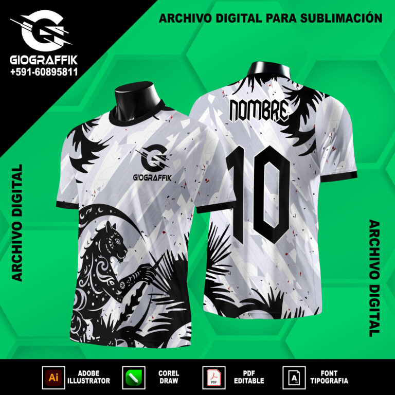 PANTERA BLACK EGIPCIO TRAMA GRIS