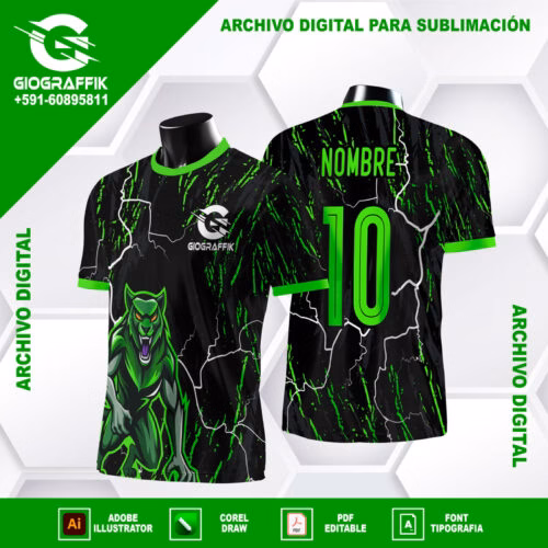 PANTERA GREEN TRAMA RAYO