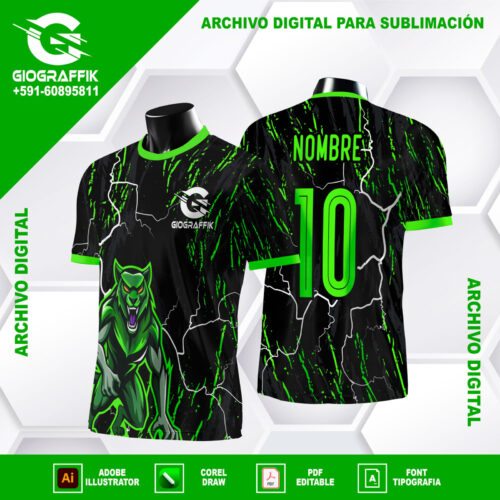 PANTERA GREEN TRAMA RAYO