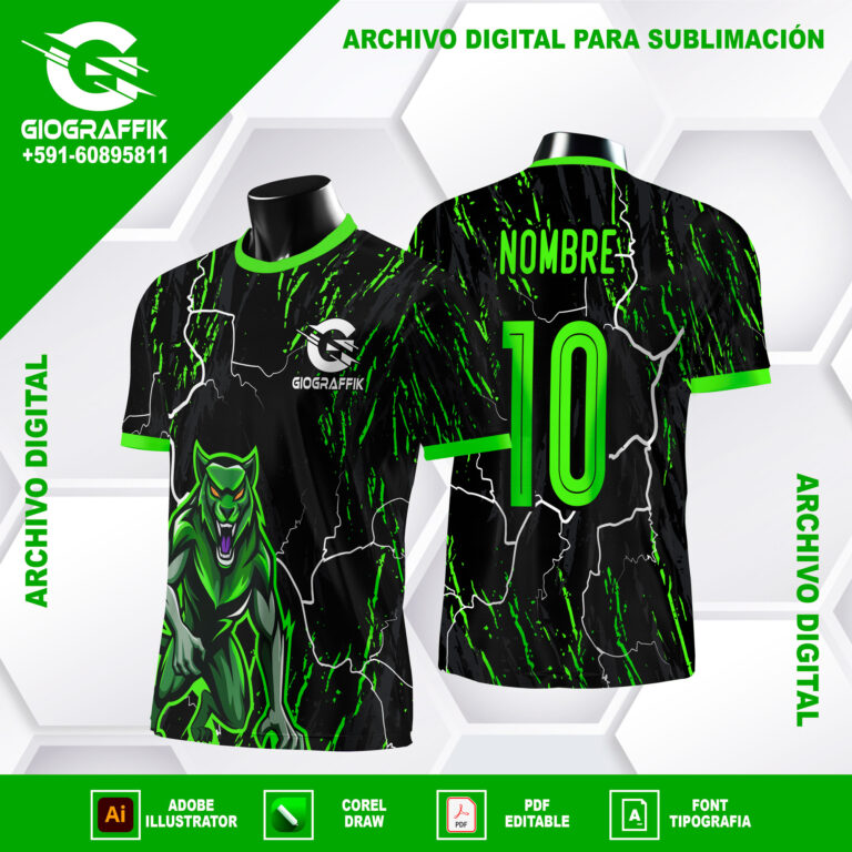 PANTERA GREEN TRAMA RAYO