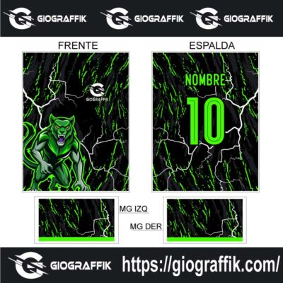 PANTERA GREEN TRAMA RAYO