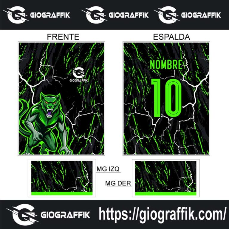 PANTERA GREEN TRAMA RAYO