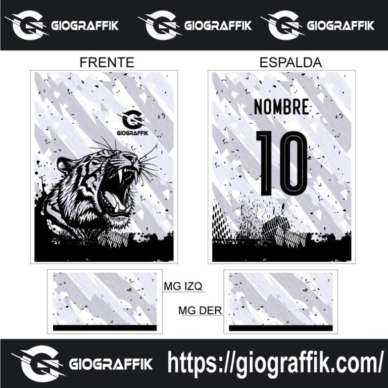 TIGRE BLACK GRUNGE GRIS