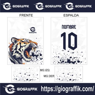 TIGRE BLUE GEOMETRICO