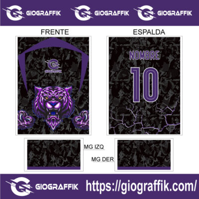 TIGRE MORADO TRAMA PLOMO