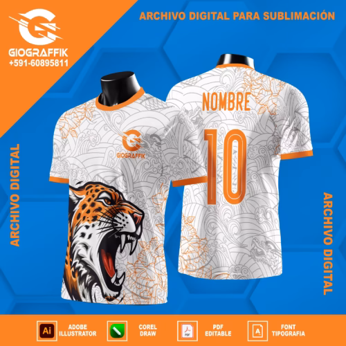 TIGRE ORANGE TRAMA GRIS