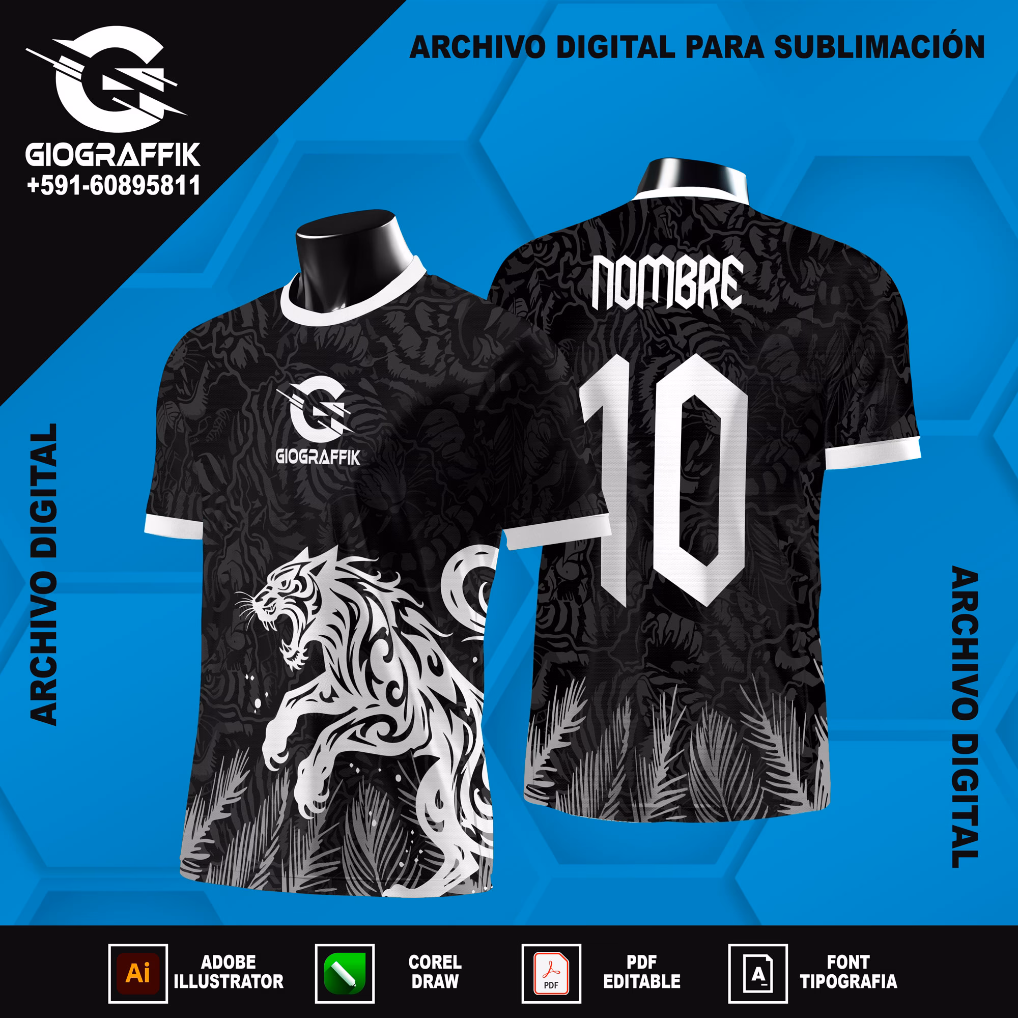 TIGRE PATTERNS BLACK 2025