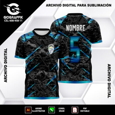 COLEGIO LA MARINA GRUNGE DEGRADE BLUE
