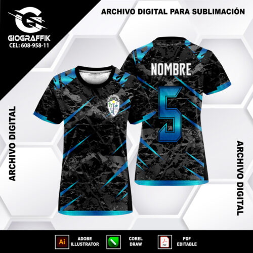 COLEGIO LA MARINA GRUNGE DEGRADE BLUE