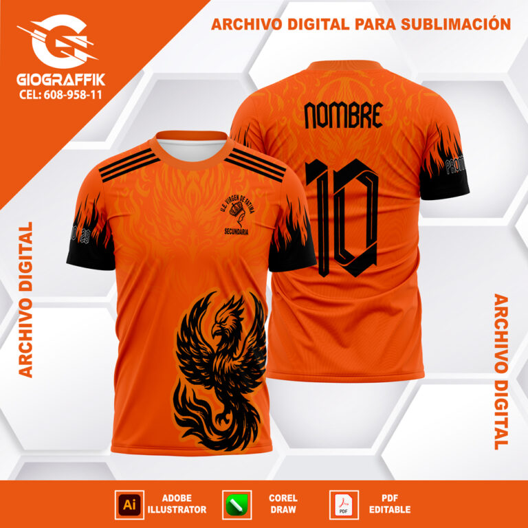 FENIX ORANGE DEGRADE LLAMAS