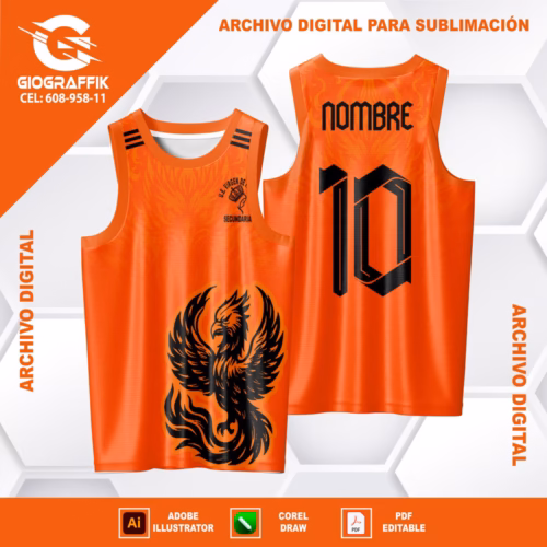 FENIX ORANGE DEGRADE LLAMAS