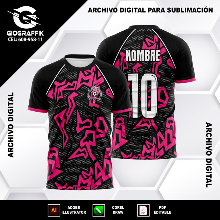 LAS BRAVAS MAGENTA BLACK GRUNGE