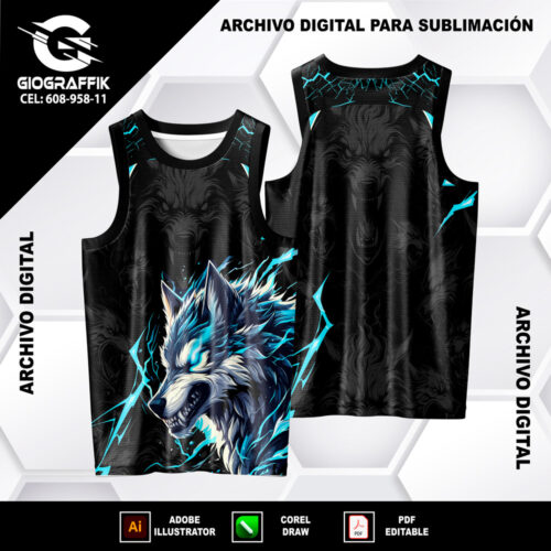 LOBO FEROZ TRAMA CIAN BLACK