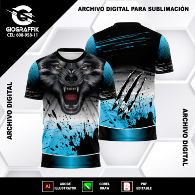 LOBO GARRAS DEGRADE
