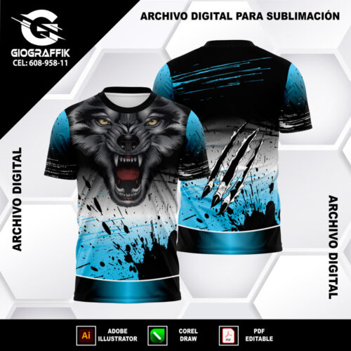LOBO GARRAS DEGRADE
