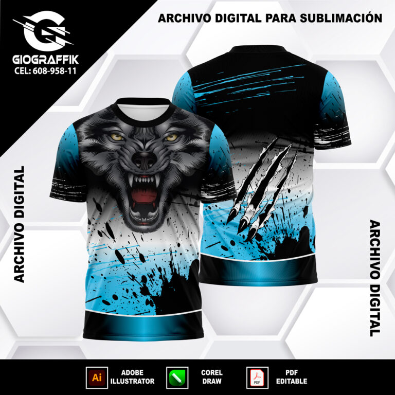 LOBO GARRAS DEGRADE