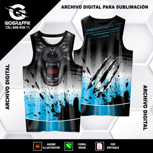 LOBO GARRAS DEGRADE