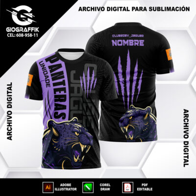 PANTERA MORADO GARRAS
