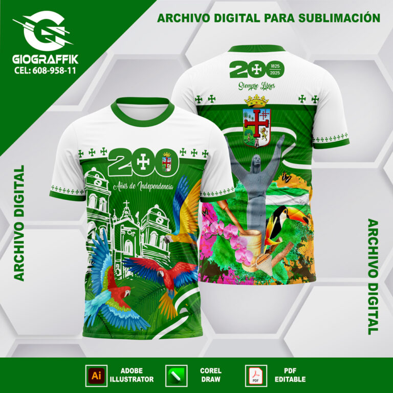 SANTA CRUZ DEGRADE GREEN FLORAL