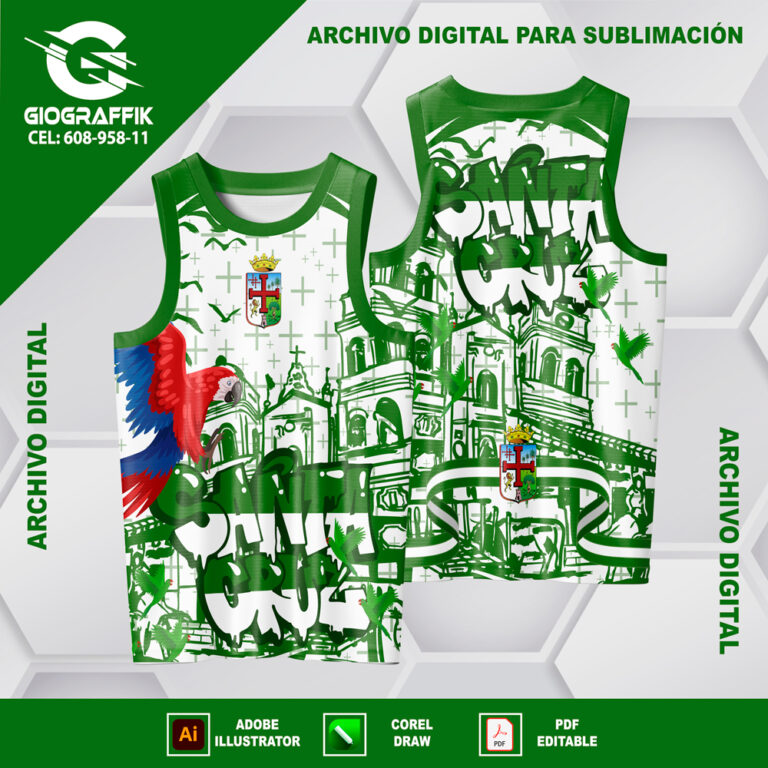 SANTA CRUZ PATTERN GREEN CRUZ