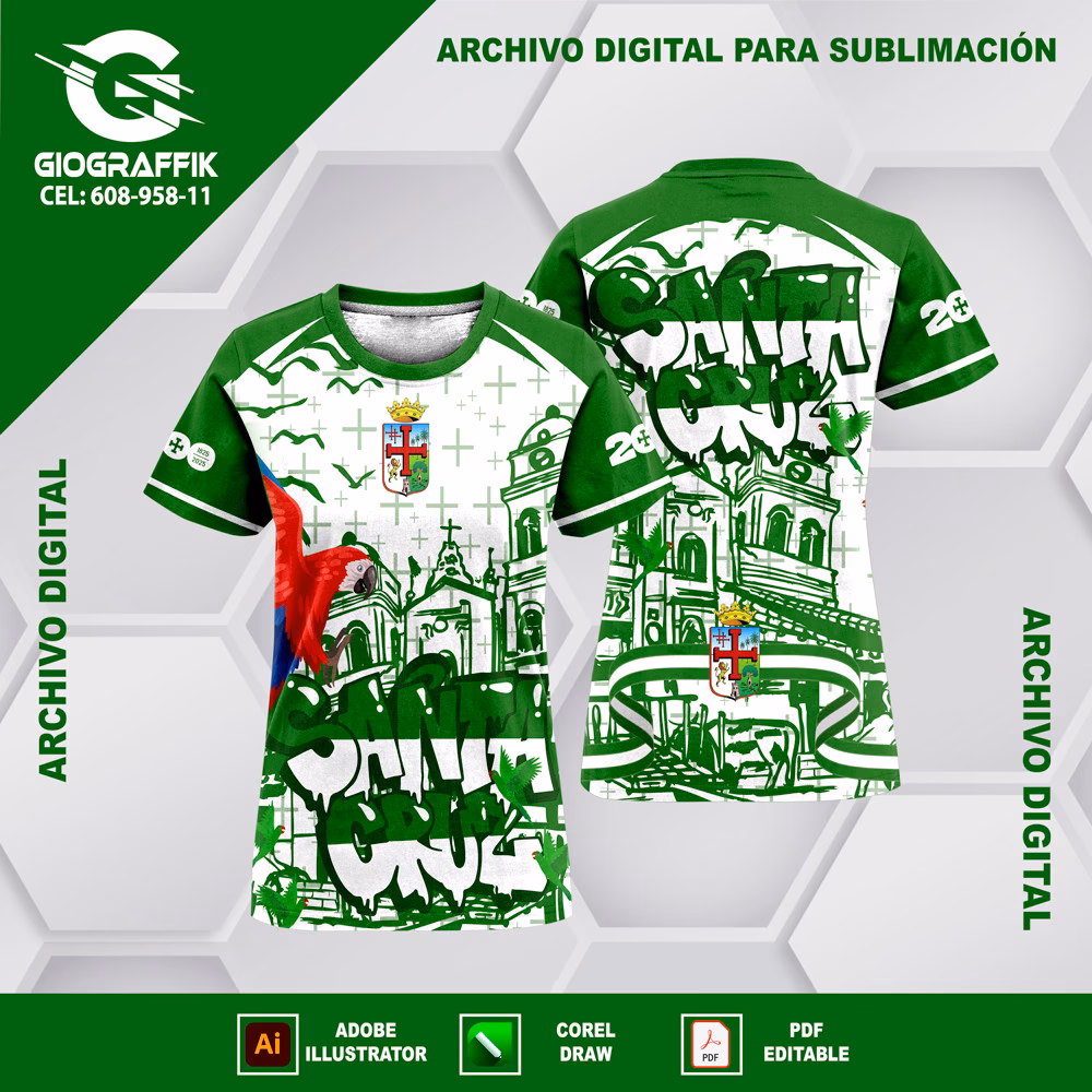 SANTA CRUZ PATTERN GREEN CRUZ - Imagen 3