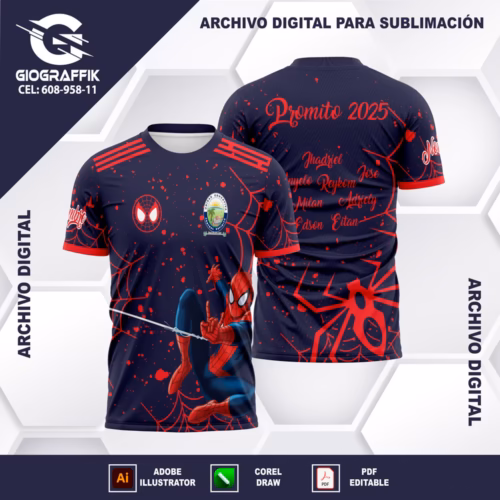 SPIDERMAN RED BLACK