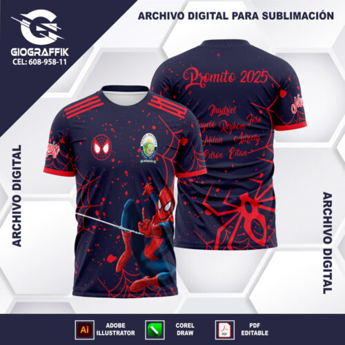 SPIDERMAN RED BLACK