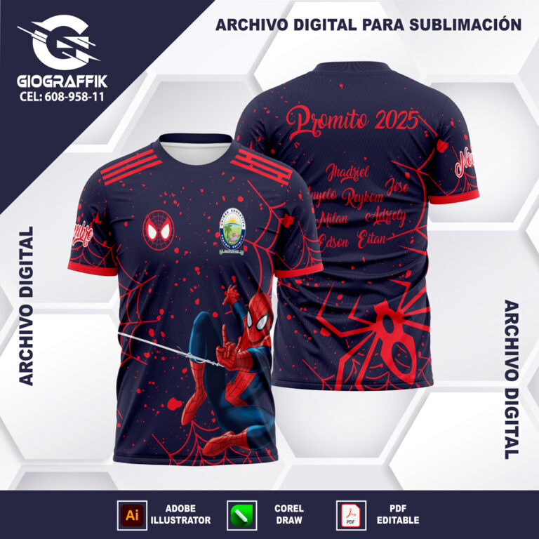 SPIDERMAN RED BLACK