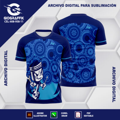 TUERCAS GEOMETRICO BLUE