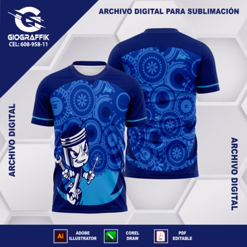 TUERCAS GEOMETRICO BLUE