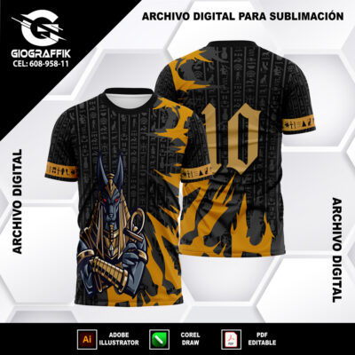 ANUBIS ORANGE TRAMA BLACK