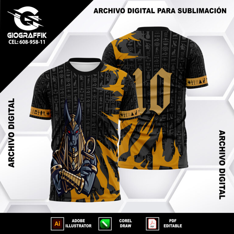 ANUBIS ORANGE TRAMA BLACK