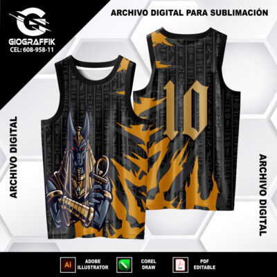 ANUBIS ORANGE TRAMA BLACK