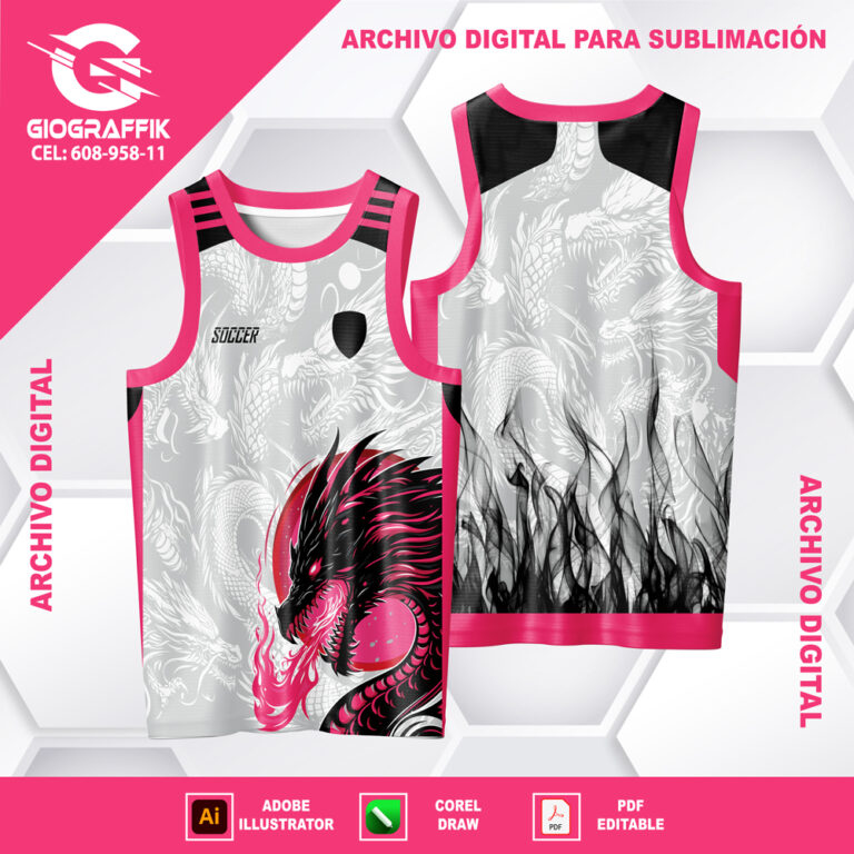 DRAGON MAGENTA FUEGO GRIS