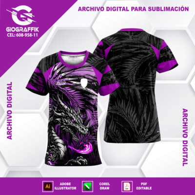 DRAGON MORADO LILA BLACK