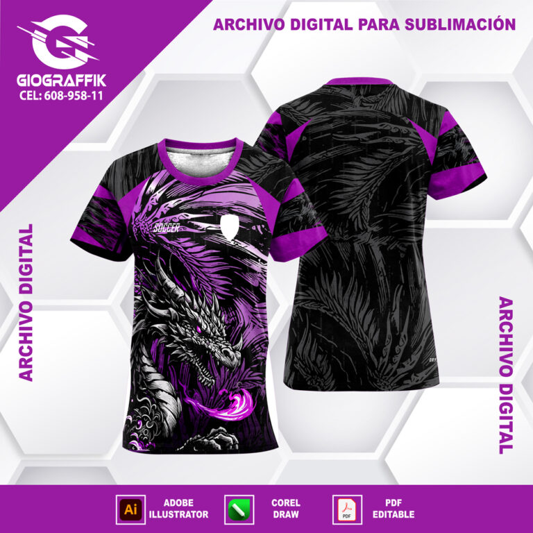 DRAGON MORADO LILA BLACK