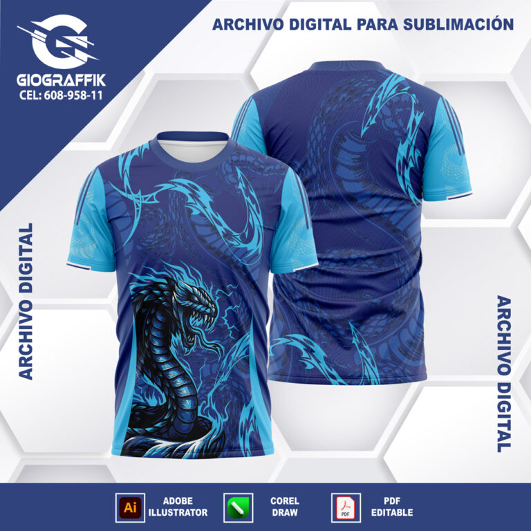 DRAGON SERPIENTE BLUE CIAN