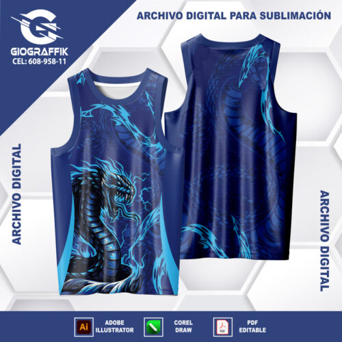 DRAGON SERPIENTE BLUE CIAN