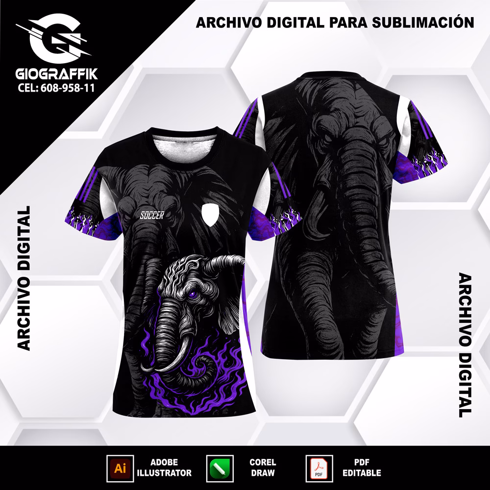 ELEPHANT MORADO BLACK - Imagen 3