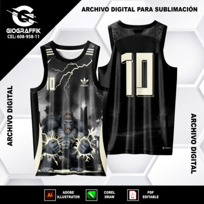 GORILA BLACK RAYO BEIGE