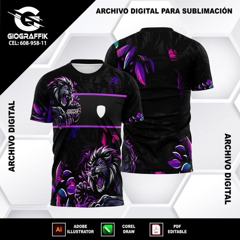 LEON FLORAL DEGRADE MAGENTA LILA