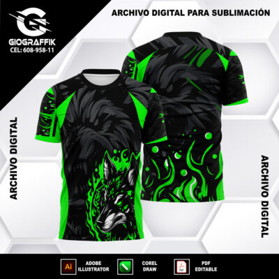 LOBO GREEN TRAMA BACKGROUND