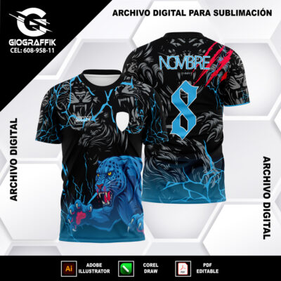 PANTERA CELESTE DEGRADE RAYO