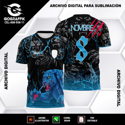PANTERA CELESTE DEGRADE RAYO
