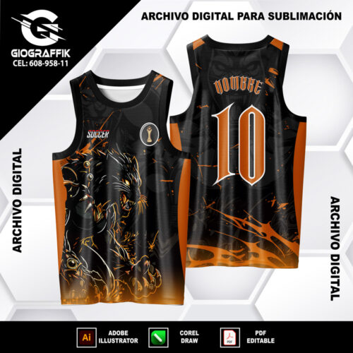 PANTERA FEROZ ORANGE BLACK